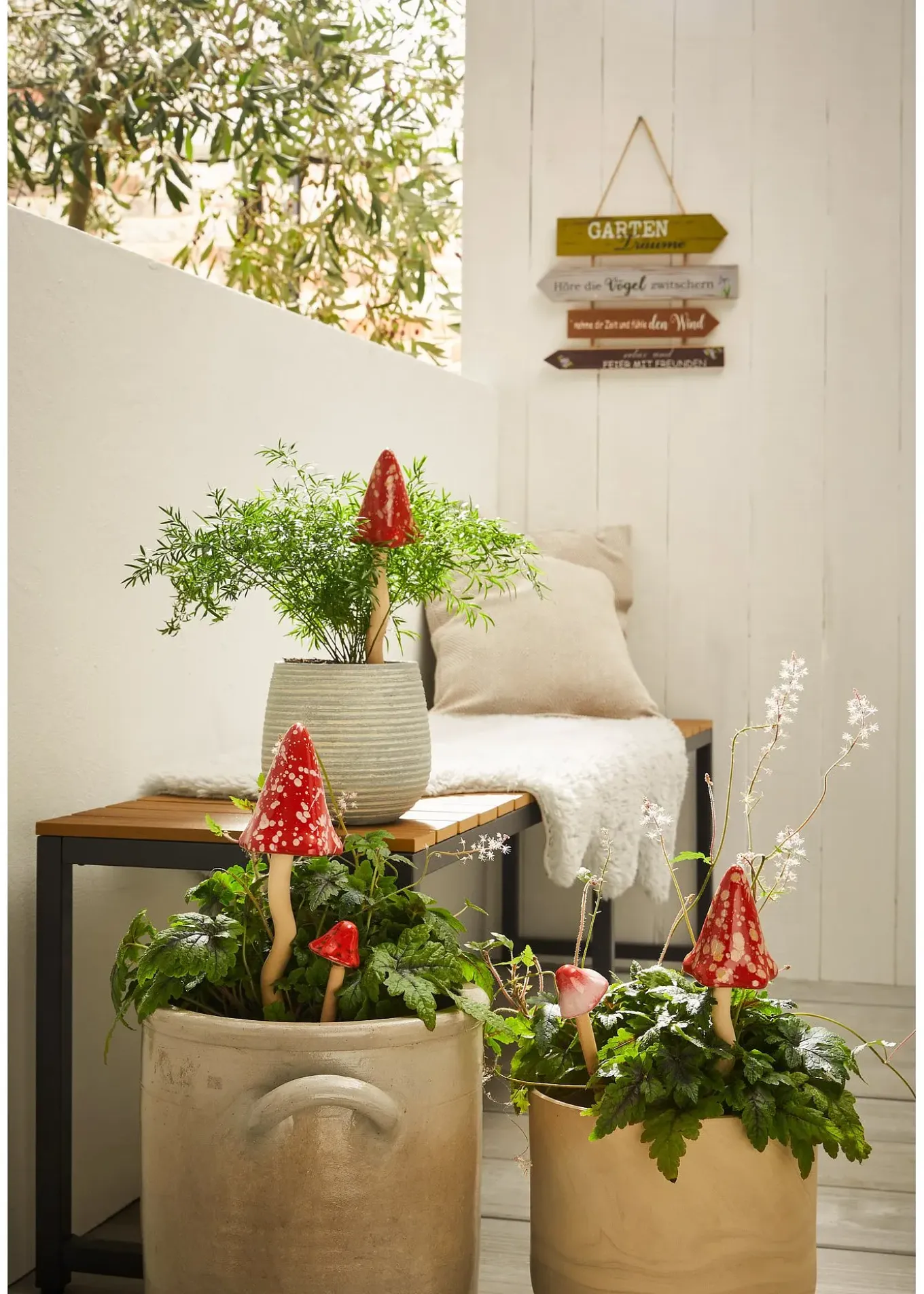 Amanites tue-mouches à piquer (ens. 5 pces)