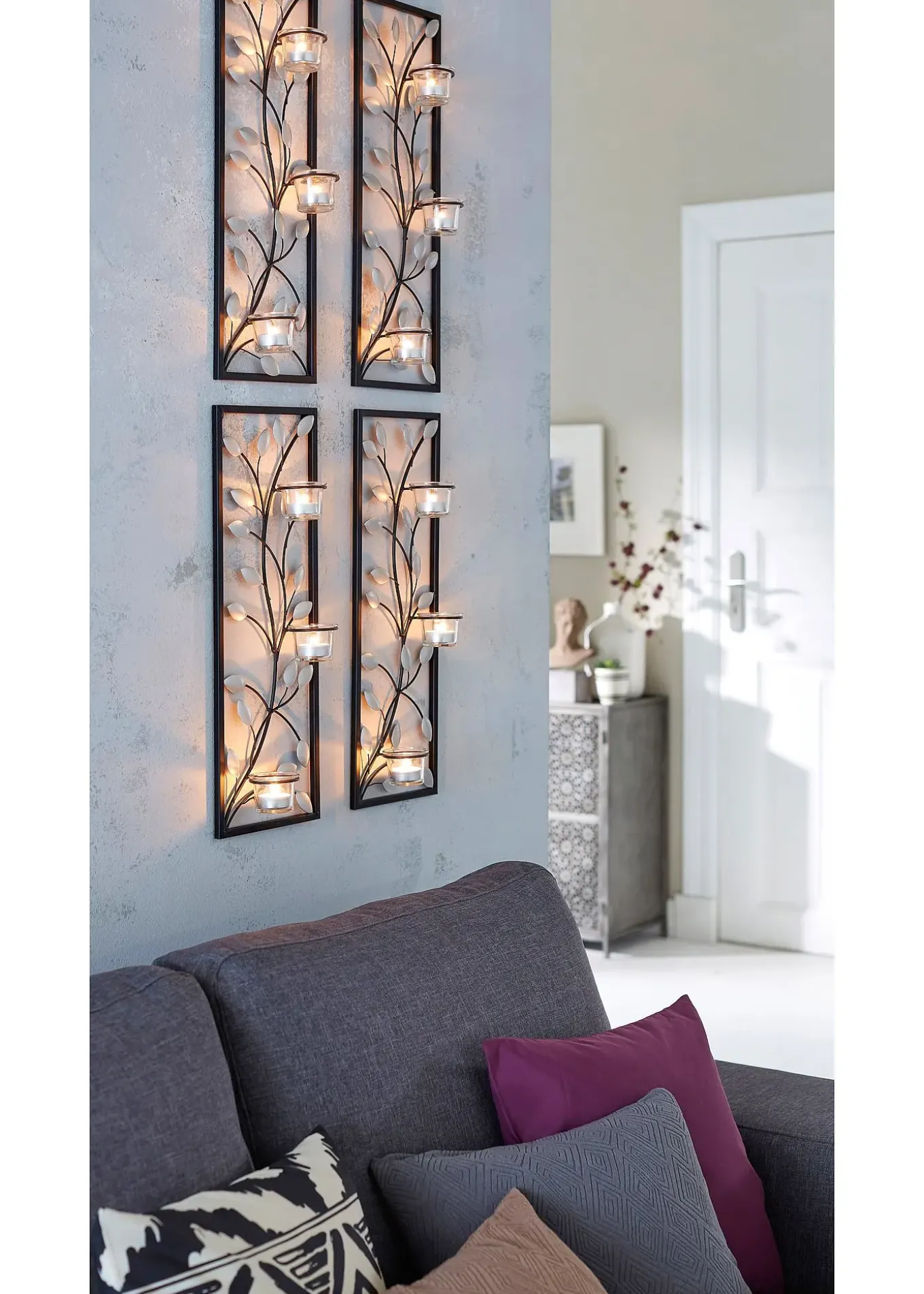 Applique murale photophore