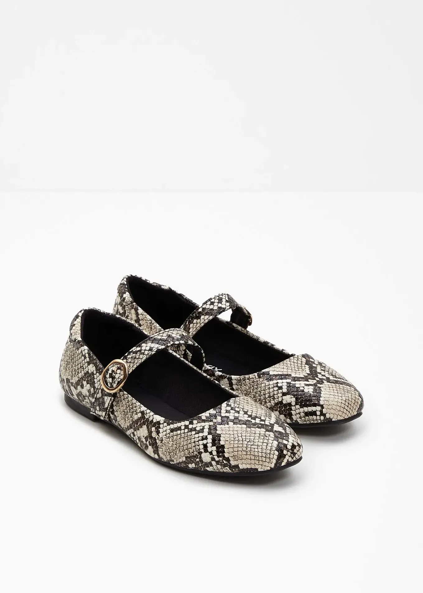 Ballerines à bride, look animalier