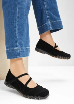 Ballerines à brides style Mary-Jane avec semelle flexible