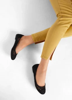 Ballerines à dentelle