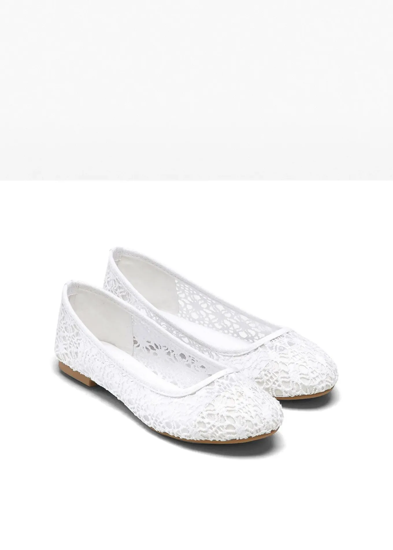 Ballerines à dentelle
