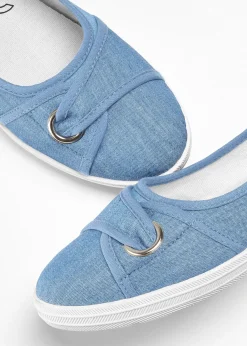 Ballerines en toile de coton