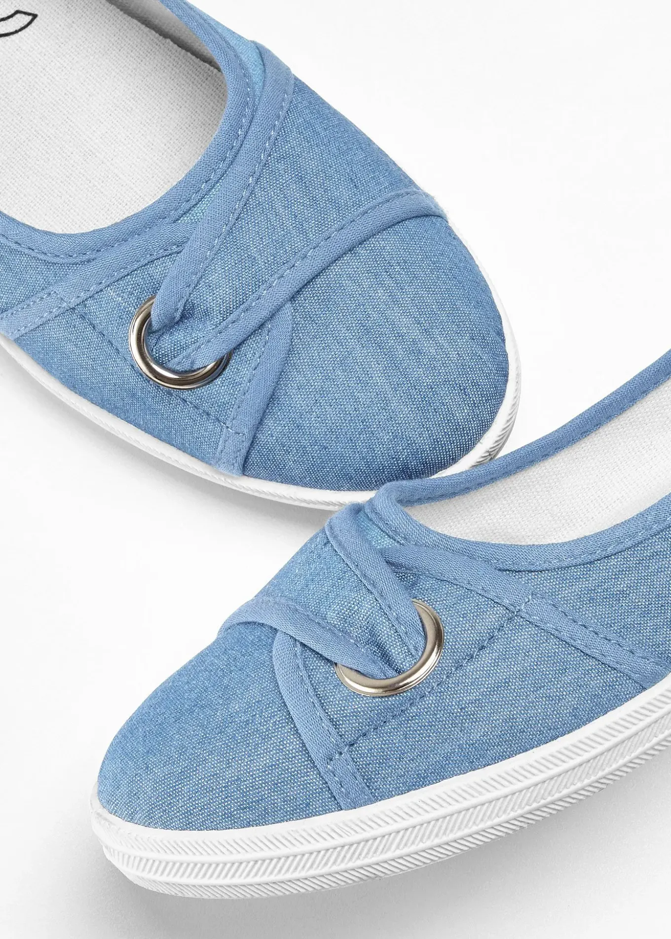 Ballerines en toile de coton