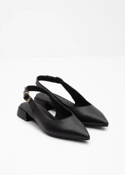 Ballerines slingback avec boucle
