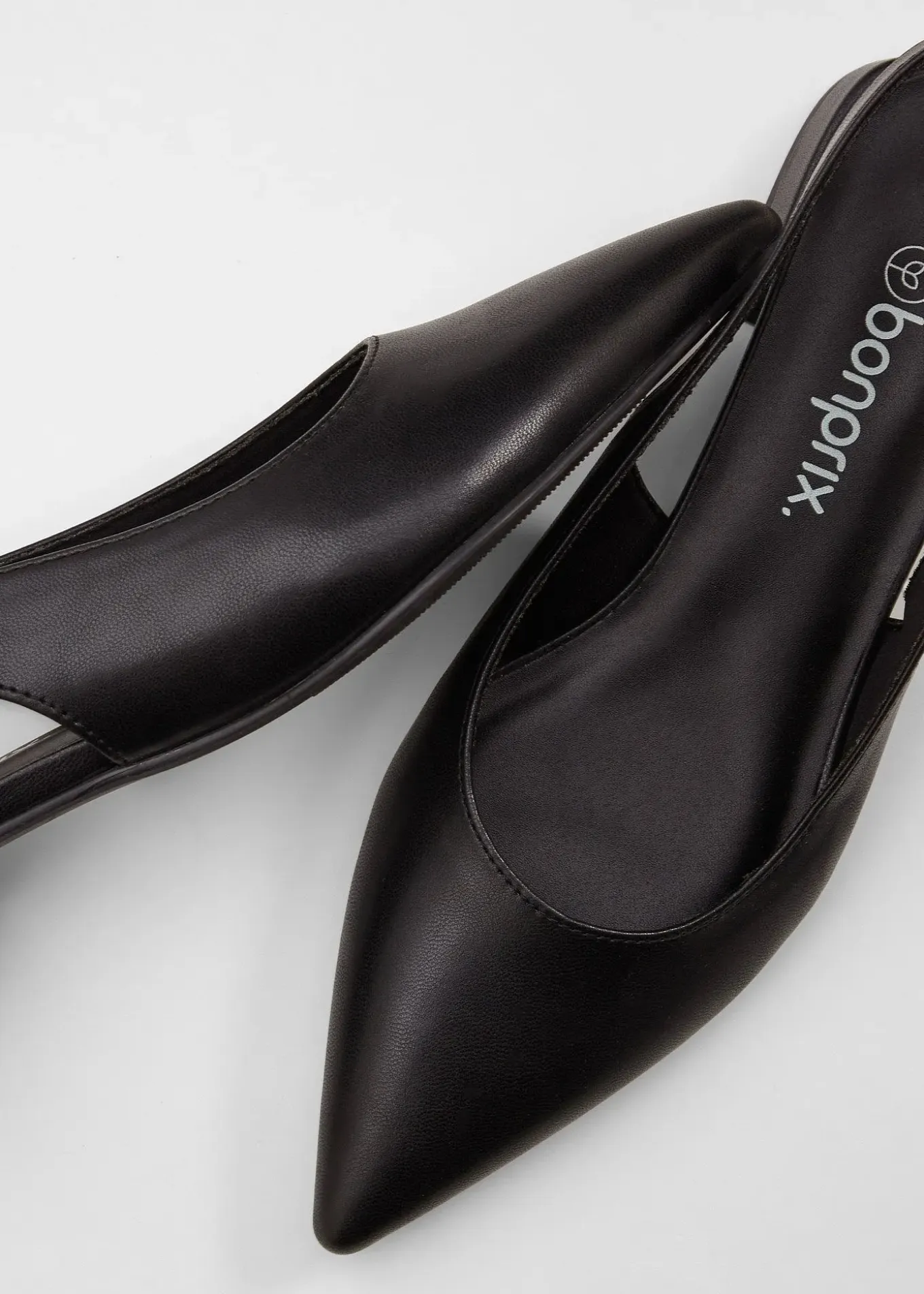 Ballerines slingback avec boucle