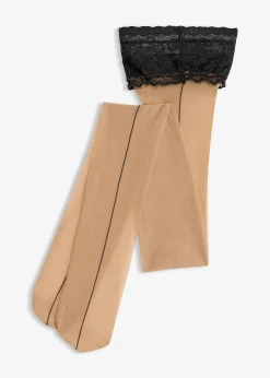 Bas autofixants avec dentelle 20D