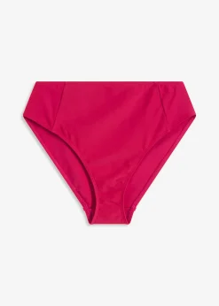 Bas de bikini taille haute, échancré