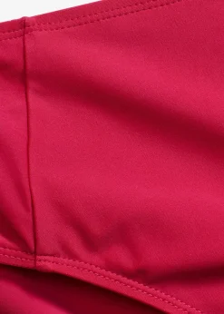 Bas de bikini taille haute, échancré