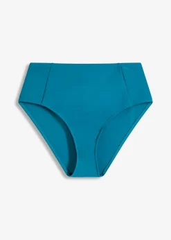 Bas de bikini taille haute, échancré