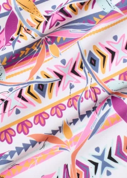 Bas de bikini taille haute, échancré