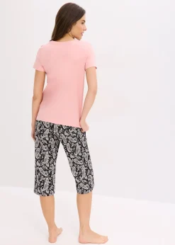 Bas et 2 hauts de pyjama 100% coton (ens. 3 pces)