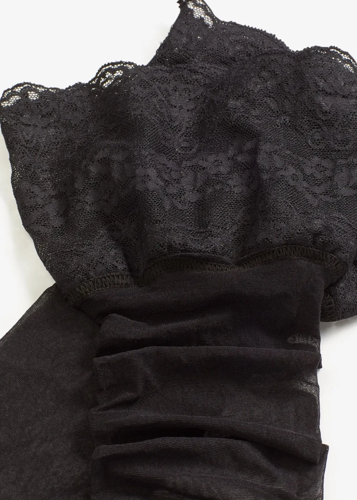 Bas jarretelles 20den à dentelle