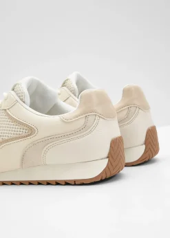 Baskets chunky avec empiècement en mesh