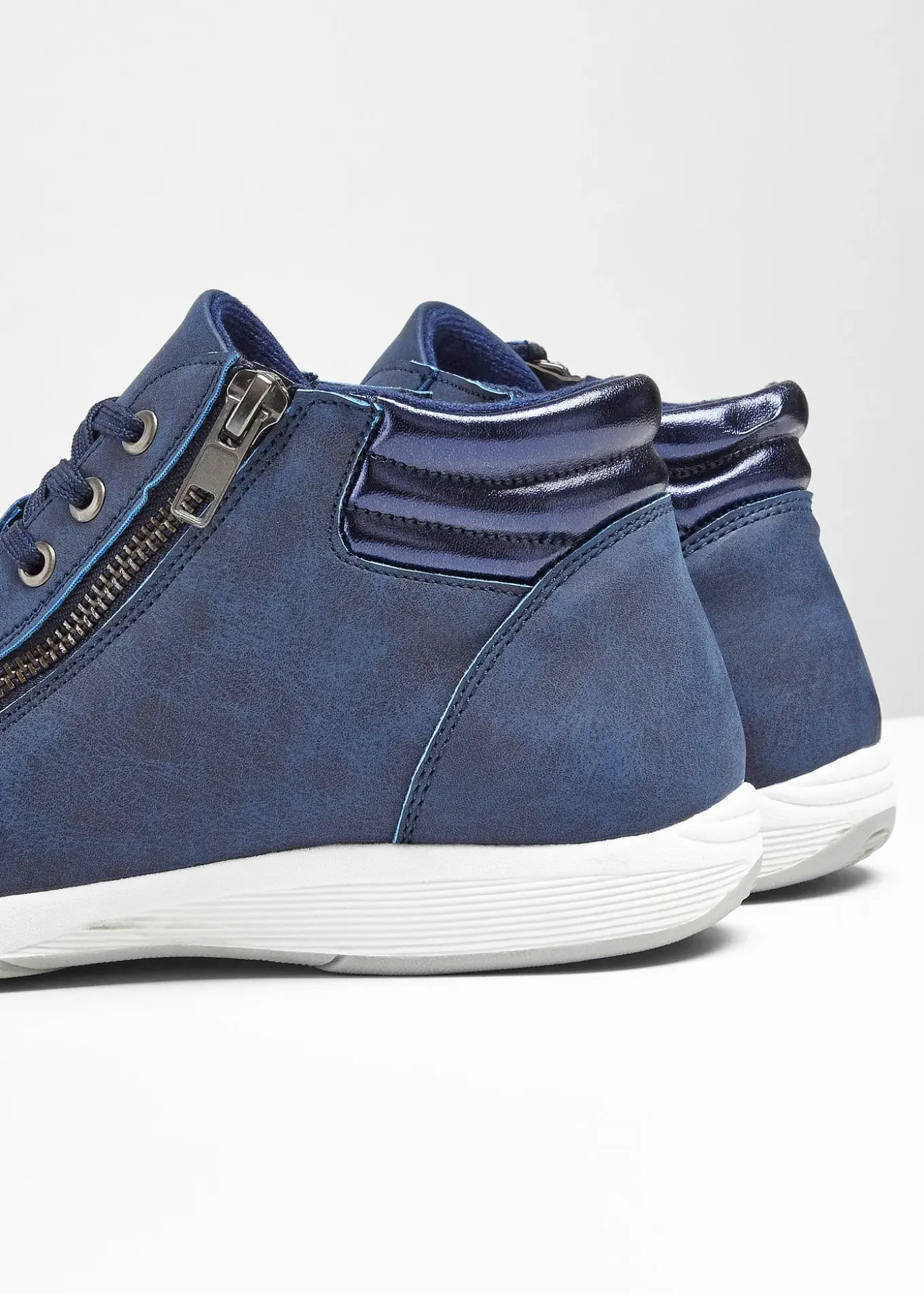 Baskets montantes zippées