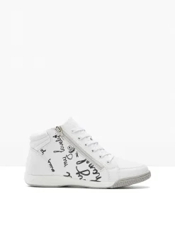 Baskets montantes zippées