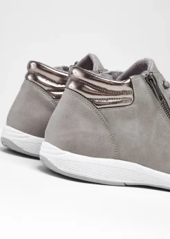 Baskets montantes zippées