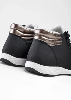 Baskets montantes zippées