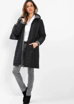 Beau manteau matelassé réversible