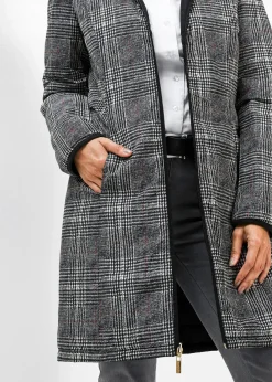 Beau manteau matelassé réversible