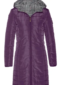 Beau manteau matelassé réversible