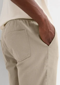 Bermuda 100% coton à taille élastiquée, Regular