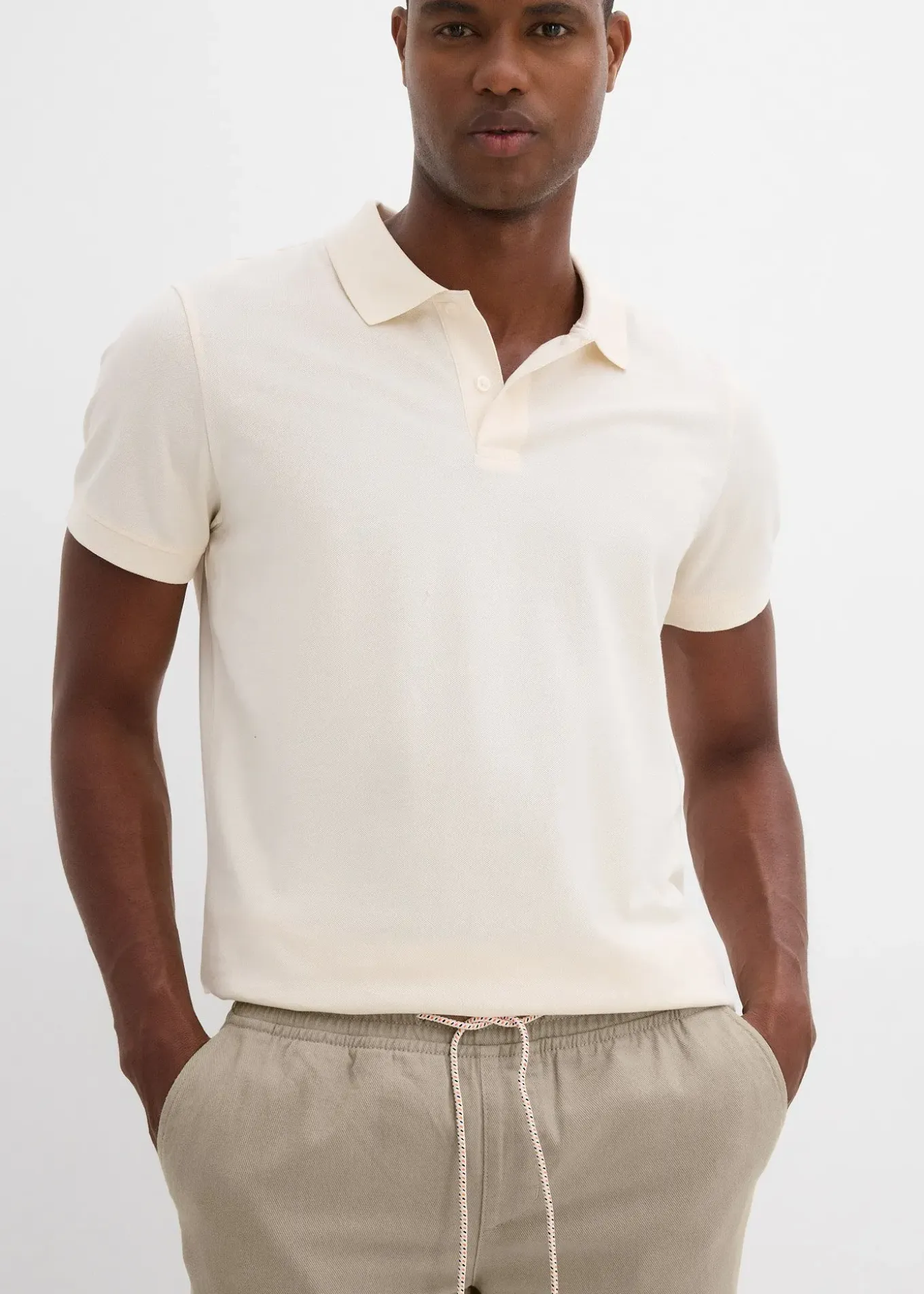 Bermuda 100% coton à taille élastiquée, Regular