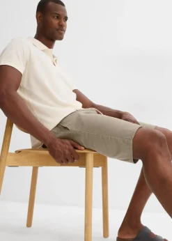 Bermuda 100% coton à taille élastiquée, Regular