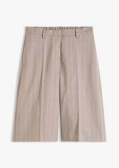 Bermuda à rayures tennis et pinces