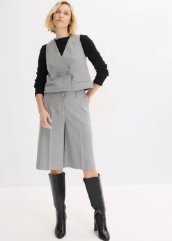 Bermuda à rayures tennis et pinces