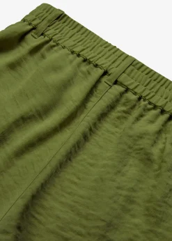 Bermuda à taille élastiquée