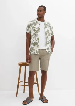 Bermuda à taille élastiquée, Regular