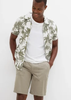 Bermuda à taille élastiquée, Regular