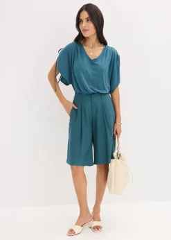 Bermuda ample à pinces