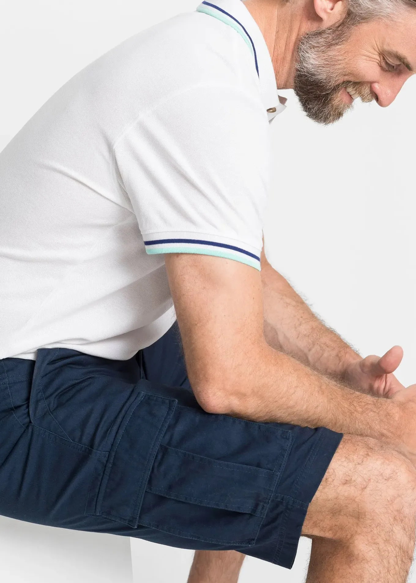 Bermuda cargo 100% coton, loose