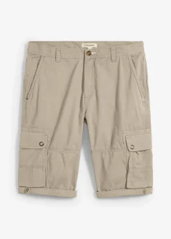 Bermuda cargo 100% coton, regular