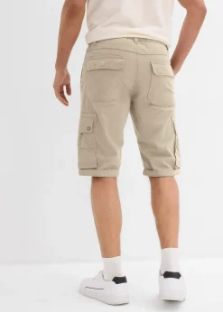 Bermuda cargo 100% coton, regular