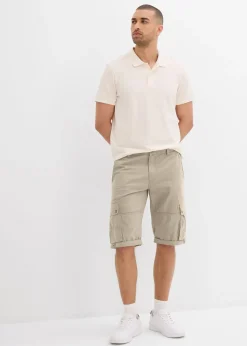 Bermuda cargo 100% coton, regular