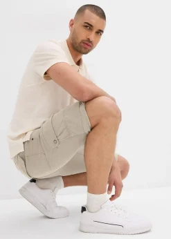 Bermuda cargo 100% coton, regular