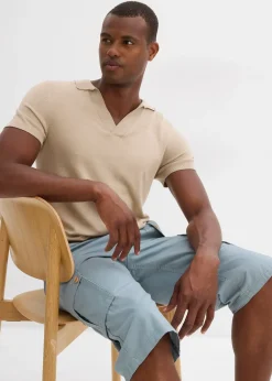 Bermuda cargo 100% coton, Regular