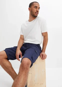 Bermuda cargo 100% coton, regular