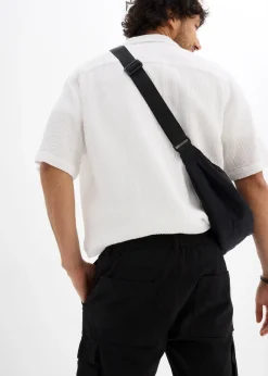 Bermuda cargo à taille élastiquée, regular