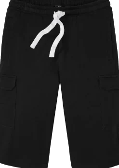 Bermuda cargo en sweat 100% coton