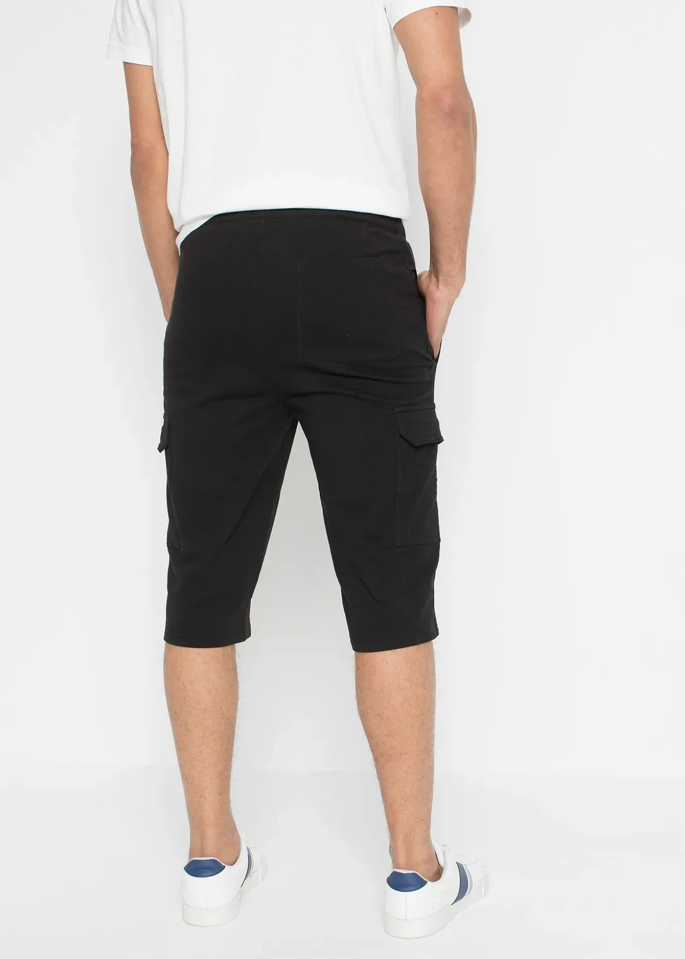 Bermuda cargo en sweat 100% coton