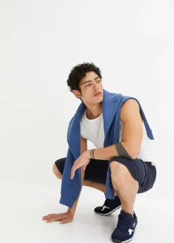 Bermuda cargo en sweat 100% coton