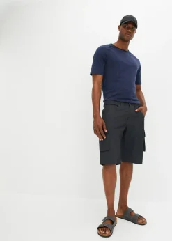 Bermuda cargo loose 100% coton