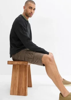 Bermuda cargo loose 100% coton