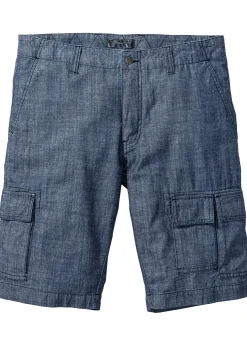 Bermuda cargo loose, 100% coton