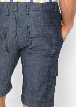 Bermuda cargo loose, 100% coton