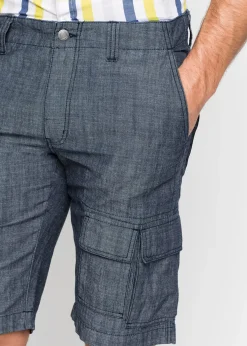 Bermuda cargo loose, 100% coton